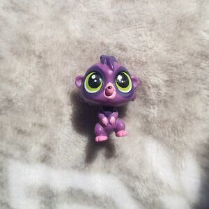 Littlest Pet Shop Maury Suricat Meerkat #4144 Purple Mini Figure Pet Fest